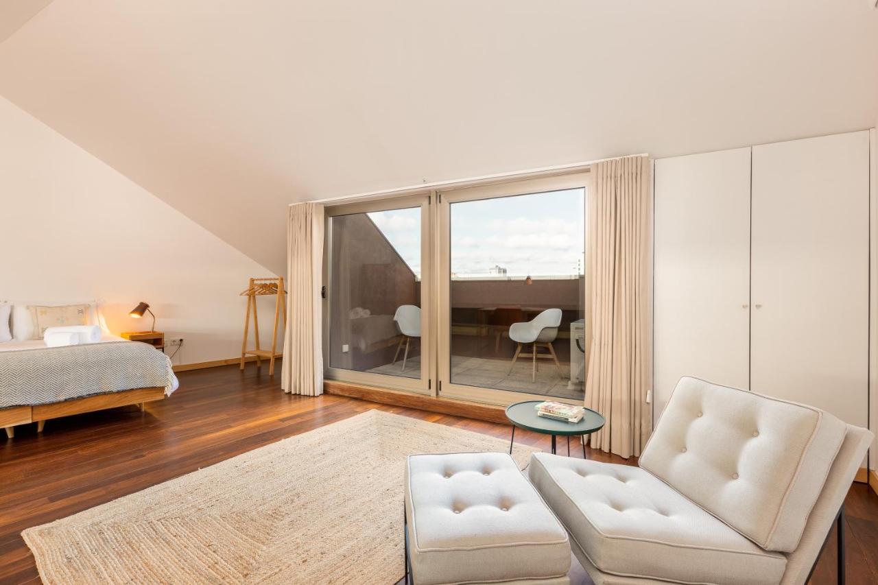 Sunny Loft In Downtown Porto With Private Parking Apartman Kültér fotó